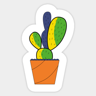 Nature Cactus Flower Sticker